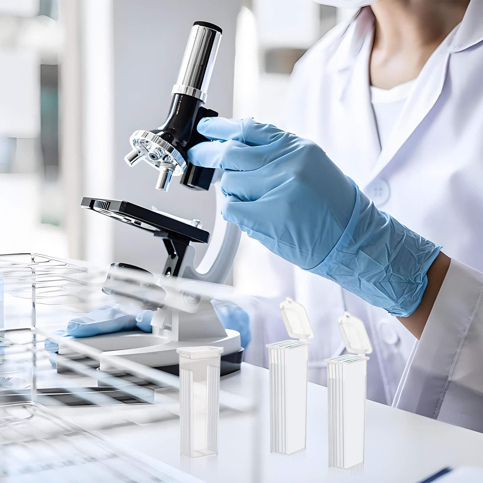 50 Peças de Caixas para Lâmina - Pathology Slide Storage avaliação e preço