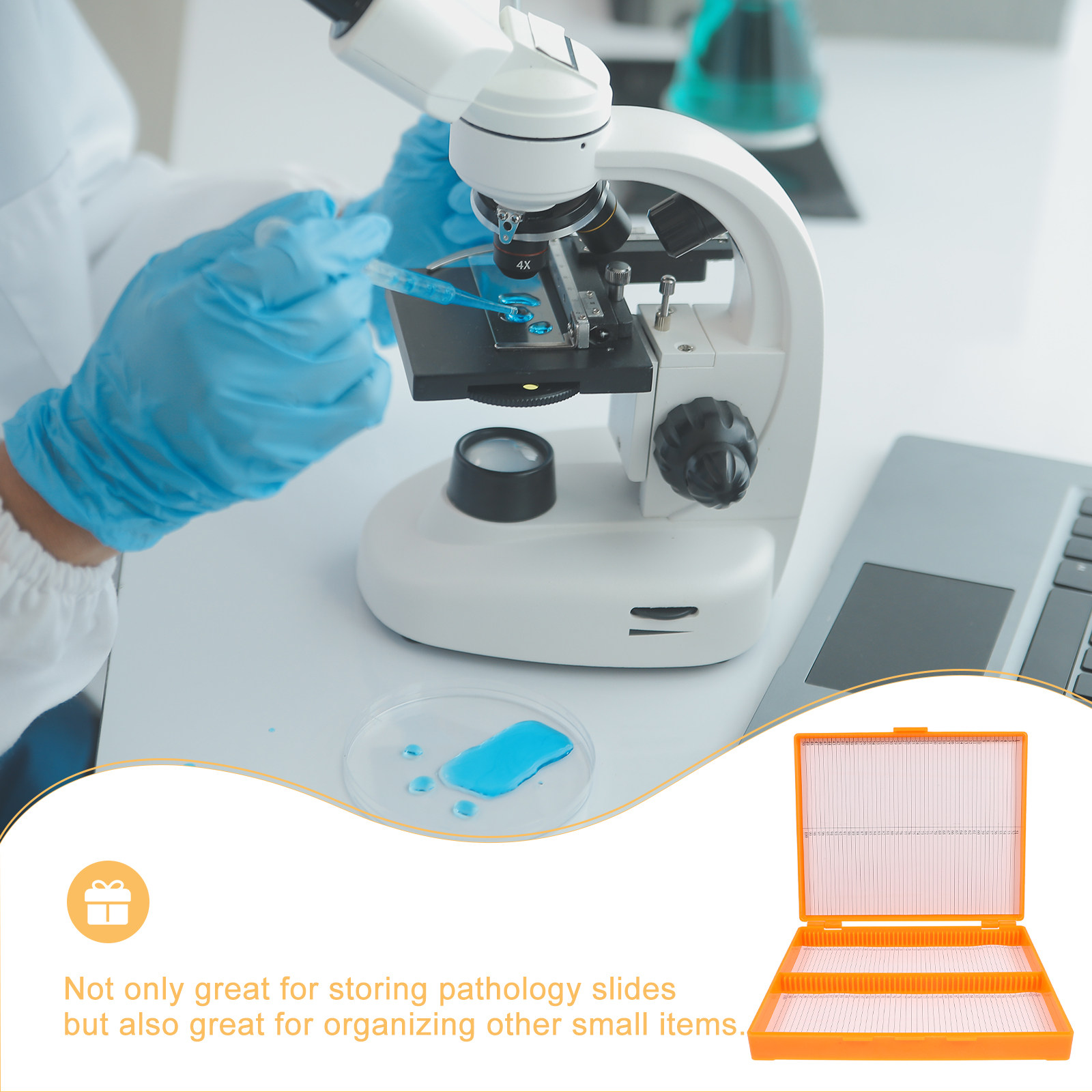Organizador de Plástico para M - Pathology Slide Storage avaliação e preço