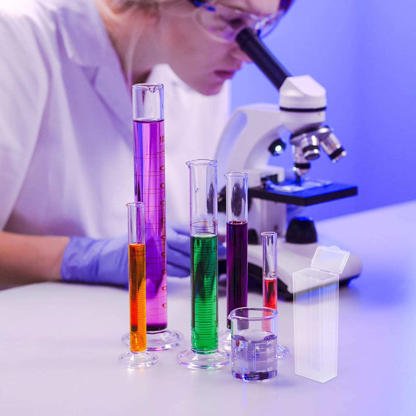 Kit com 5 Porta-Lâminas de ABS - Pathology Slide Storage avaliação e preço